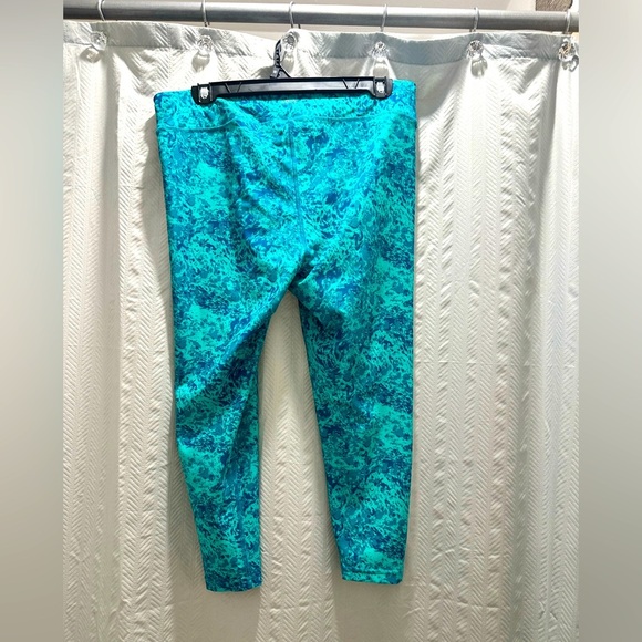 Spalding Blue Patterned Leggings - Picture 2 of 2